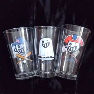 Newbury Comics Trio of Glasses  New 2007